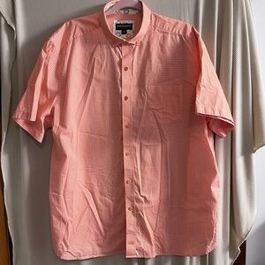 Johnston & Murphy XXL Men’s Short Sleeve Button Down Shirt Big Tall
